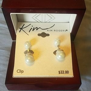 Clip On Pearl Earrings